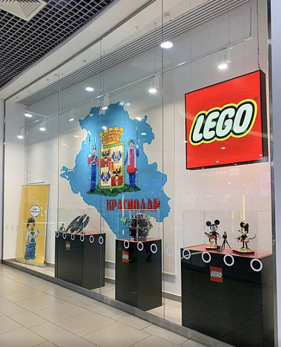 LEGO, сеть магазинов - освещение рис.17